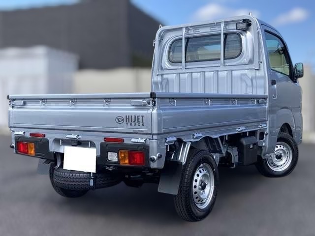 Silver Daihatsu Hijet Standard Farming model with 4x4 CVT Japanese mini truck model
