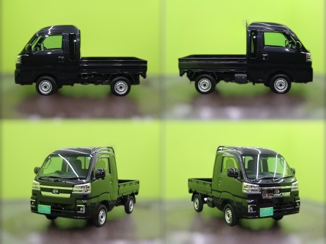 Black metallic 2025 Daihatsu Jumbo 4x4 Japanese mini truck CVT model