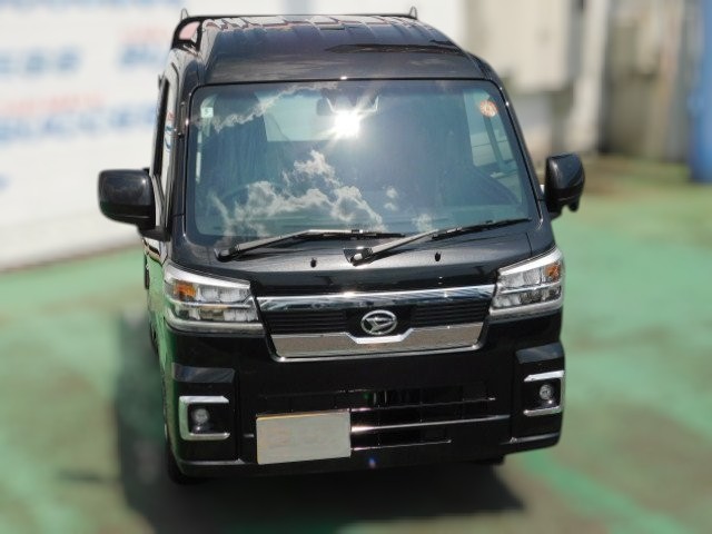 Black 2025 Japanese mini truck / kei truck Daihatsu Hijet Jumbo 4x4 model