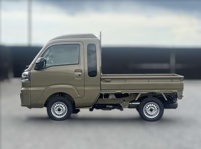 2025 green / khaki Daihatsu Hijet Jumbo 3x4 Japanese mini truck / kei truck