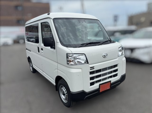 2025 Daihatsu Hijet Cargo Deluxe 4x4 Japanese mini truck in white