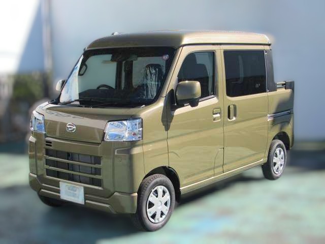 Green 2025 Daihatsu Hijet Deckvan 4x4 Japanese mini truck