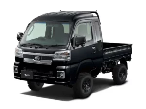 Daihatsu Hijet Jumbo in black brochure-style from left-front