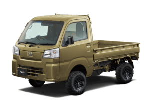Daihatsu Hijet Regular Cab in white brochure-style from left-front