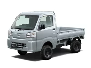 Daihatsu Hijet Regular Cab in silver brochure-style from left-front