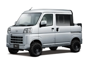 Daihatsu Hijet Deckvan silver brochure-style from left-front