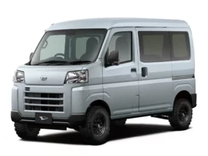 Daihatsu Hijet Cargo in silver brochure-style from left-front