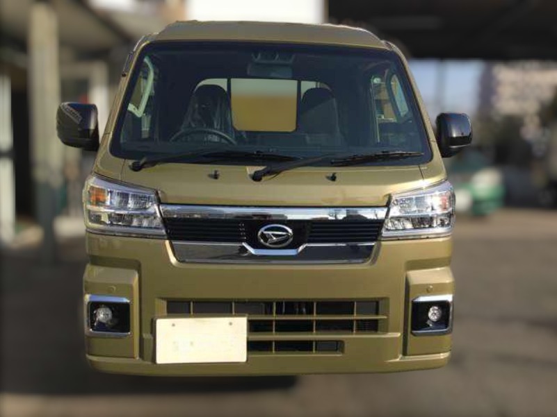 Green 2025 CVT Daihatsu Hijet Jumbo 4x4 Japanese mini truck