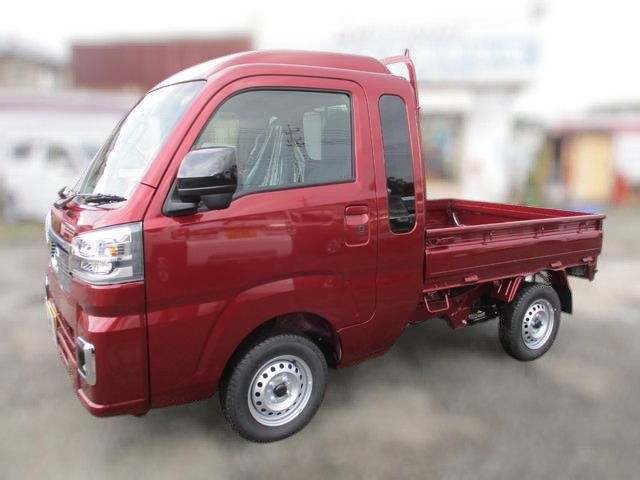 Red metallic 2025 Japanese mini truck 4x4 model Daihatsu Hijet Jumbo