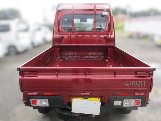 Red metallic 2025 Japanese mini truck 4x4 model Daihatsu Hijet Jumbo