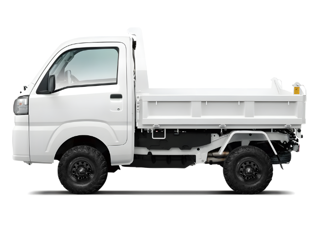 Daihatsu Hijet HD Dump 4x4 Japanese mini truck from left side