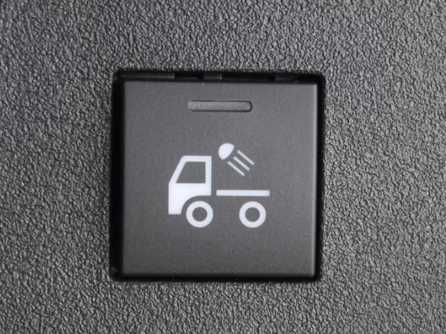 Daihatsu Hijet HD Dump rear load area work light button on dashboard