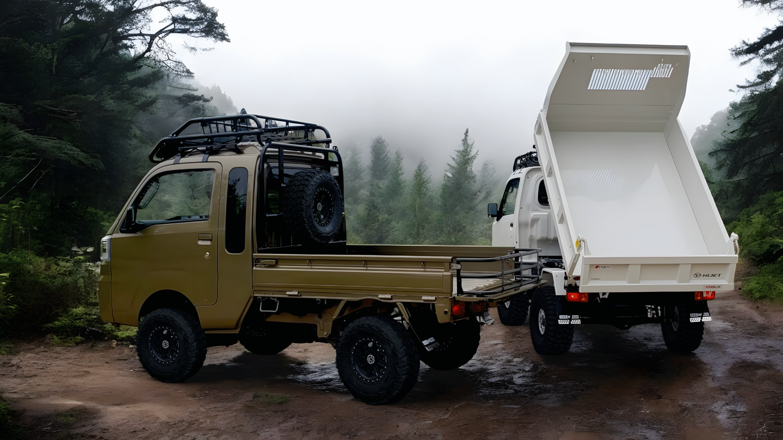 Daihatsu Hijet Jumbo and HD Dump