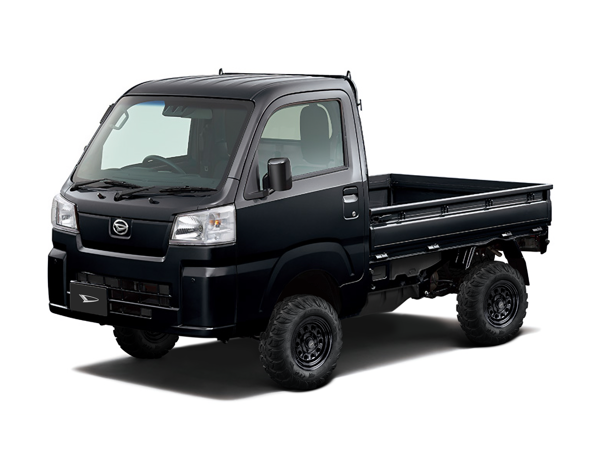 Daihatsu Hijet Regular Cab 4x4 Japanese mini truck in black