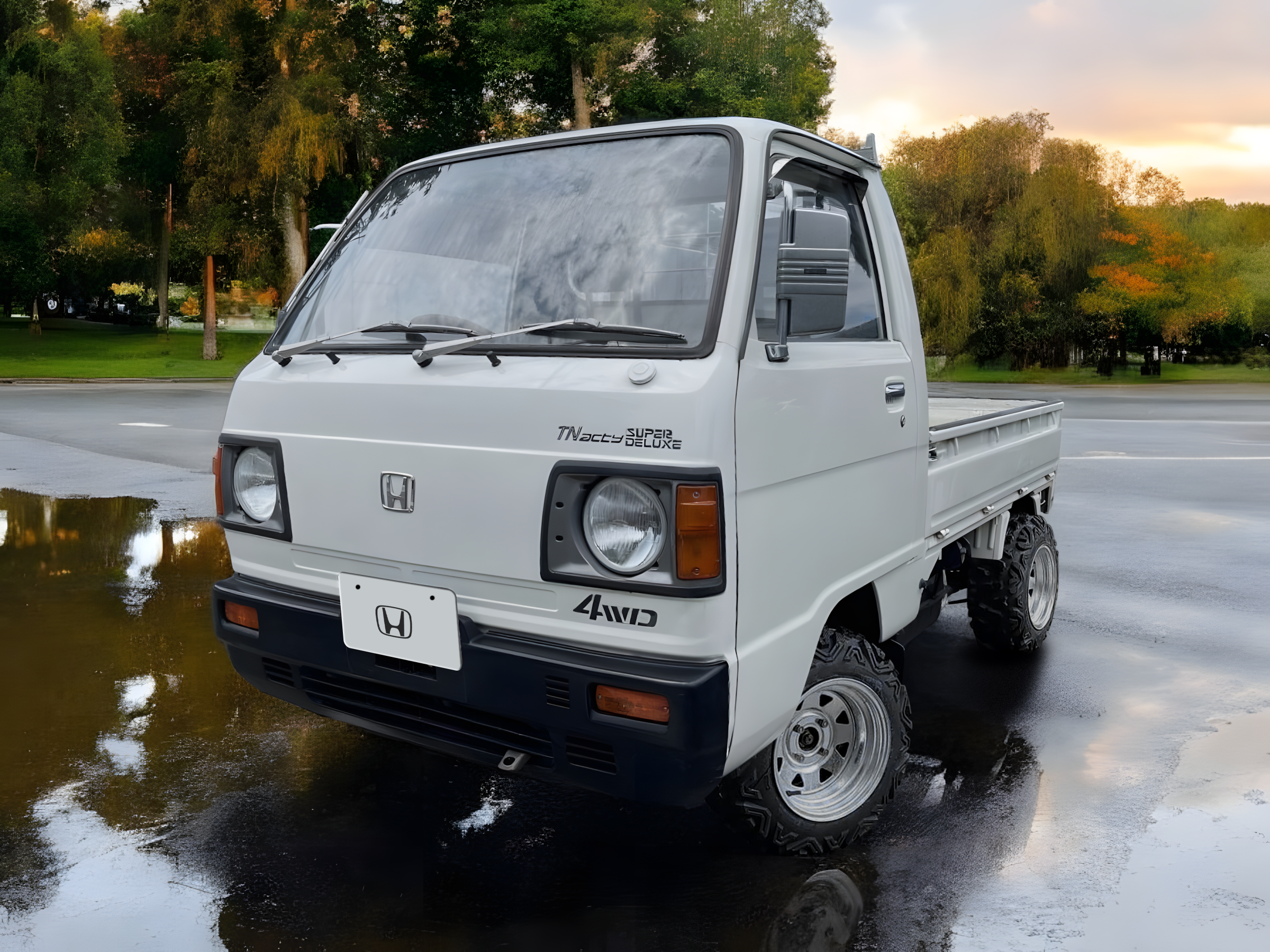 Old Honda Acty Japanese mini truck