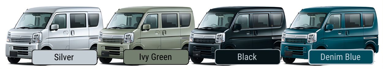 Suzuki Every 2026 color line up set 2 of 2