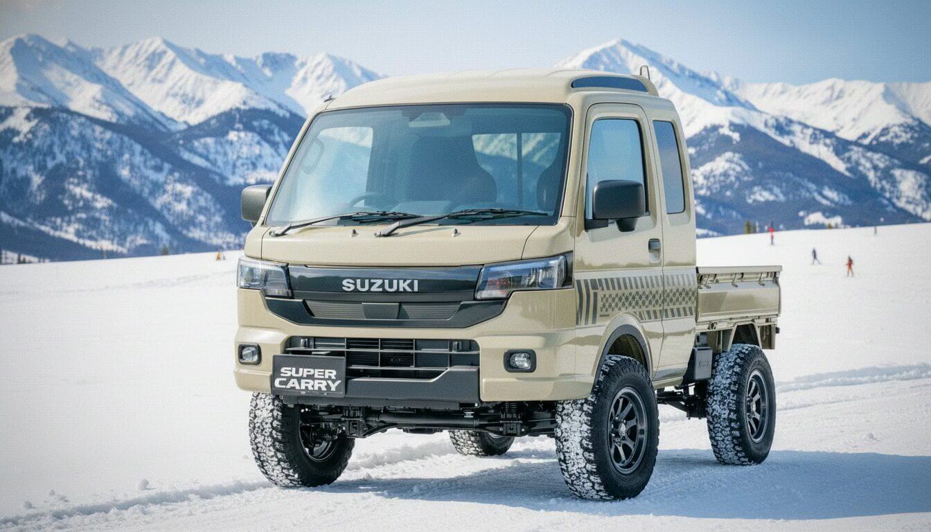 Lifted off-road 2026 Suzuki Super Carry new model Japanese mini truck